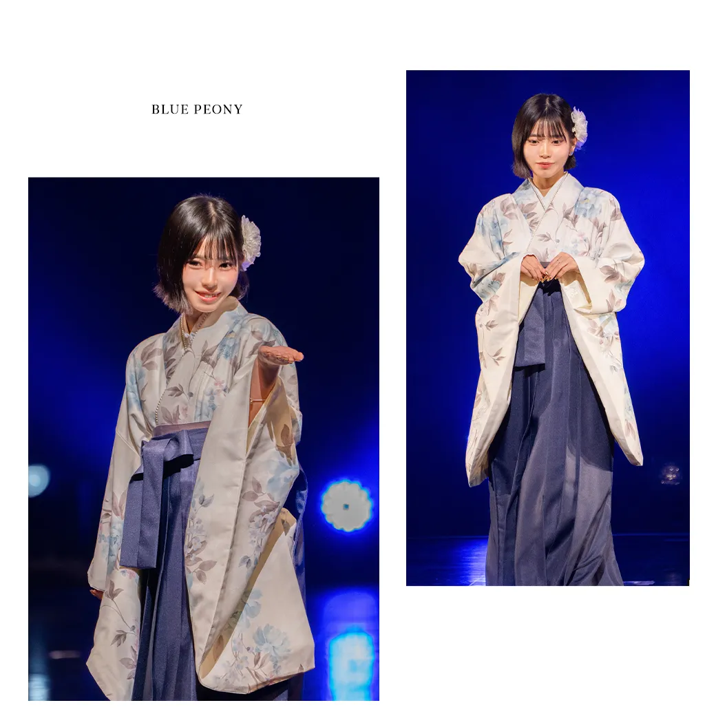 2025WINTER GAKUSEI RUNWAY 袴ステージランウェイレポート11