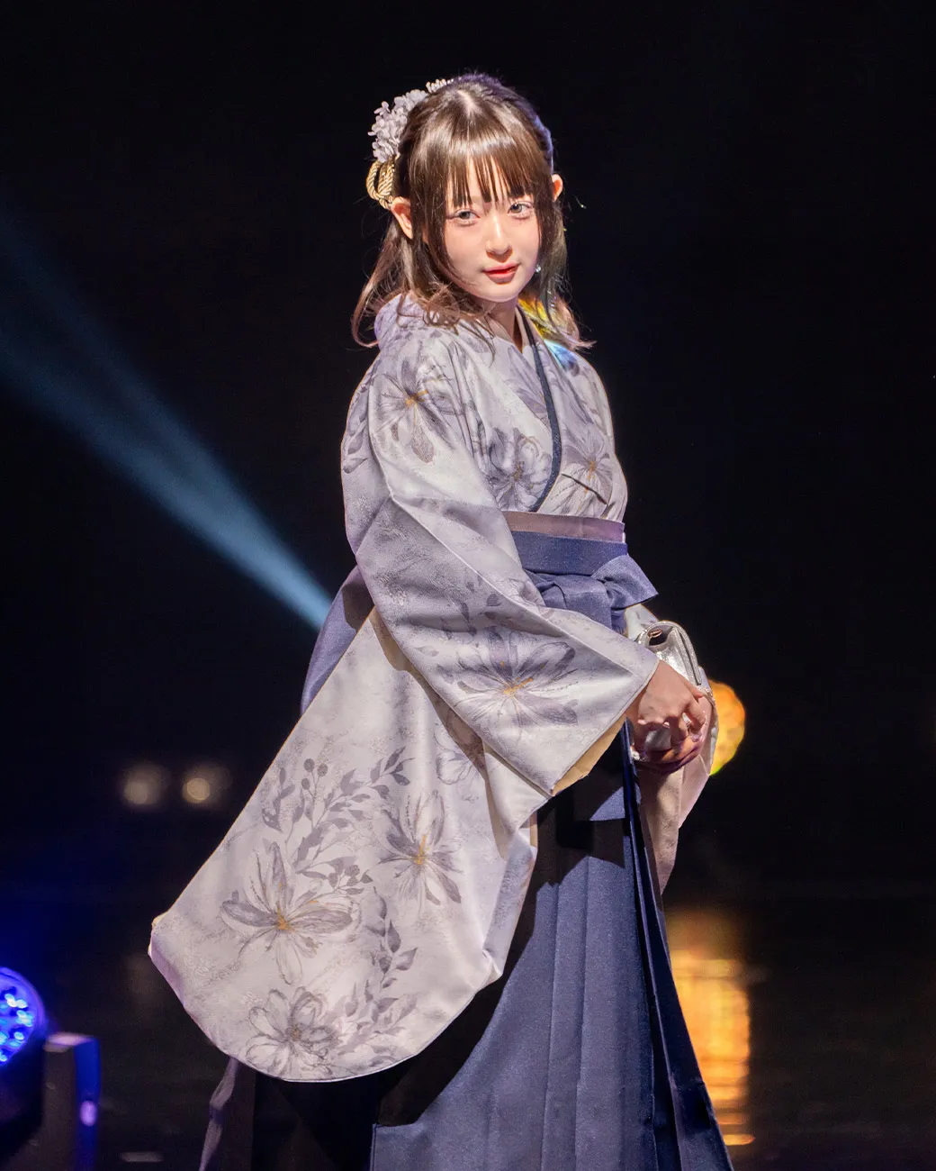 2025WINTER GAKUSEI RUNWAY 袴ステージランウェイレポート26