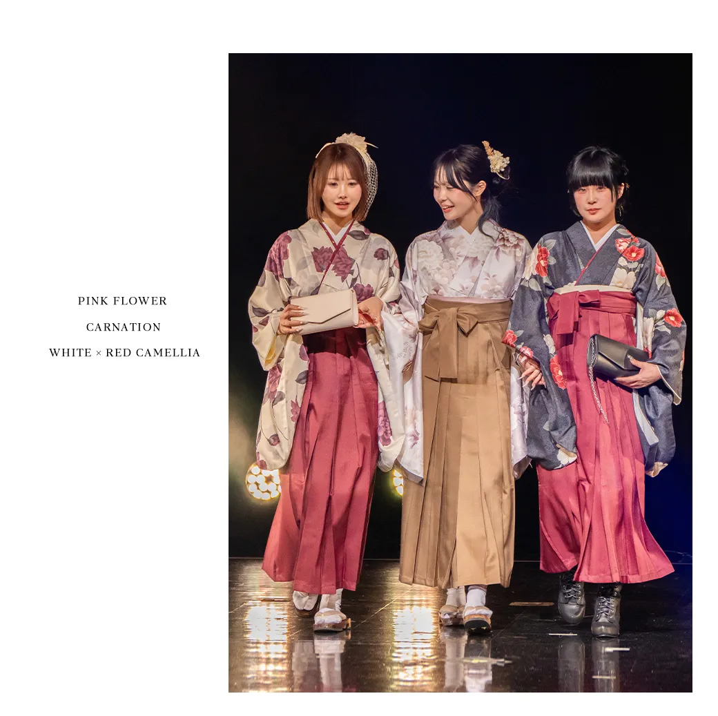 2025WINTER GAKUSEI RUNWAY 袴ステージランウェイレポート35