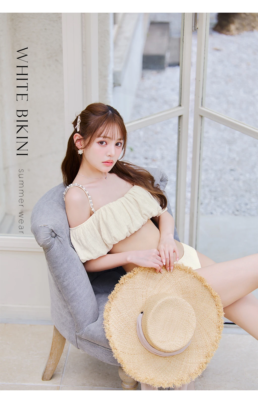 【ビキニ】【水着】バルーンガーリービキニ 2点セット2