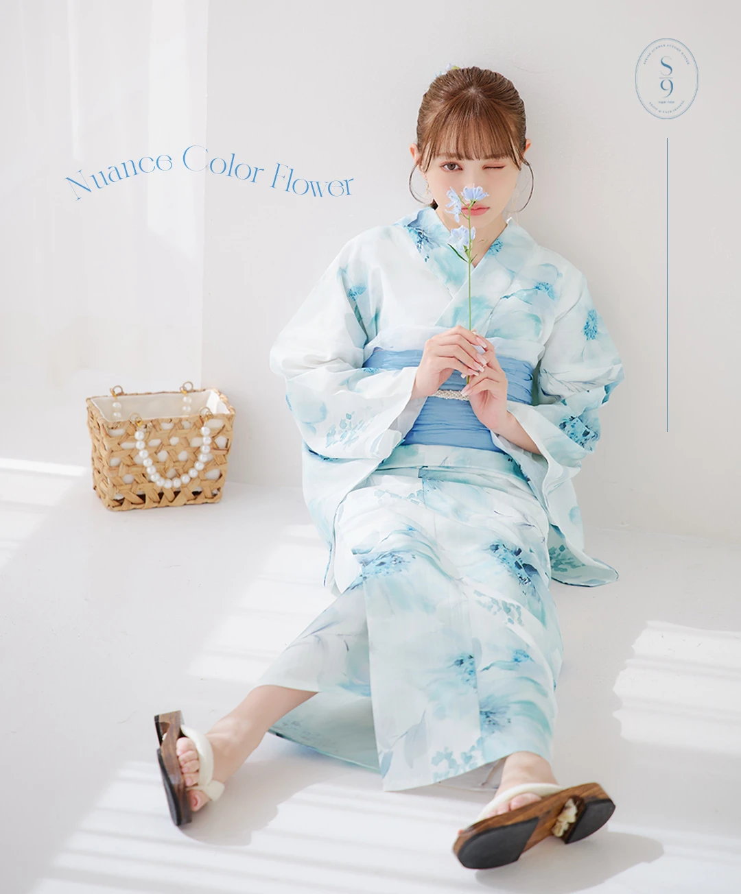 チェックホルターネックビキニ