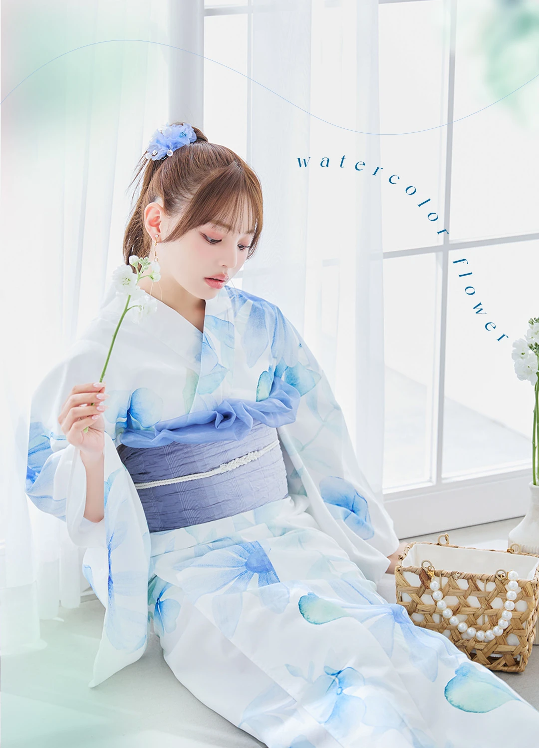 ドットチュールペプラムフリルビキニ