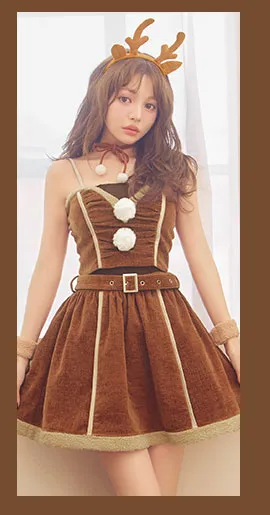 ボアセットアップベルトトナカイコスプレ