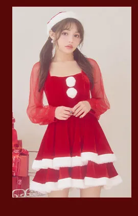チュールシアーフレアサンタコスプレ