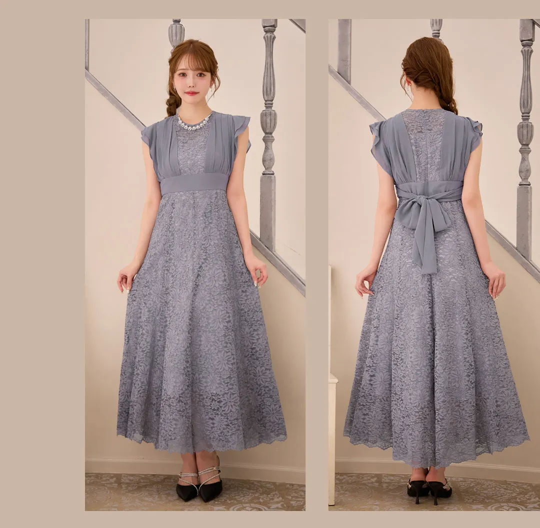 木村りかこが着るオケージョンワンピースドレス-12