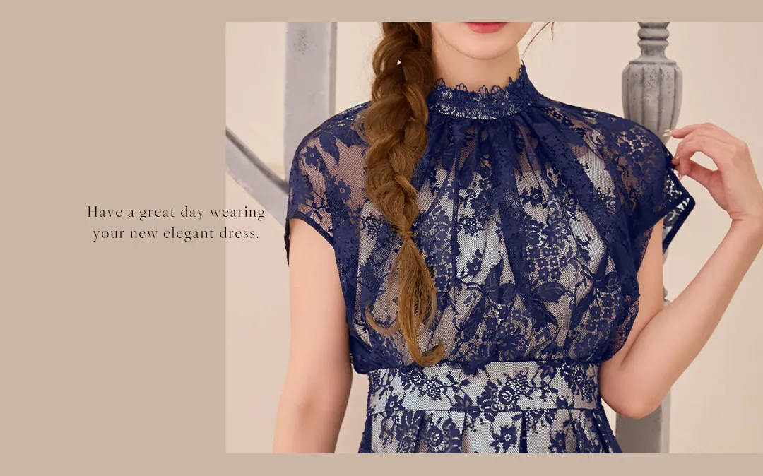 木村りかこが着るオケージョンワンピースドレス-16