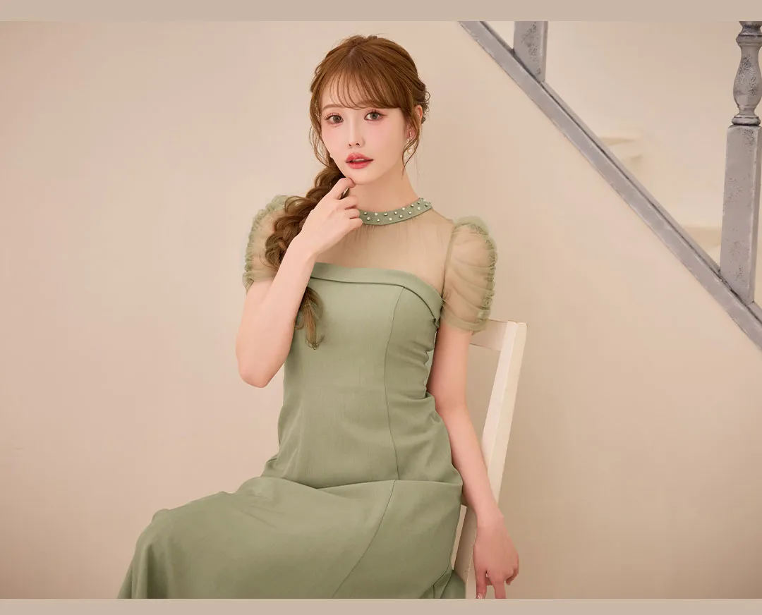 木村りかこが着るオケージョンワンピースドレス-22