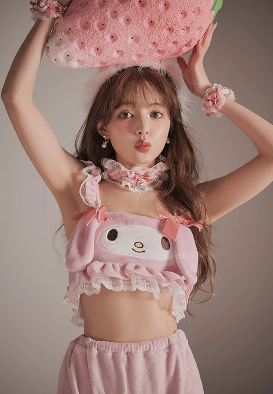 【サンリオ】マイメロディセットアップルームウェア6