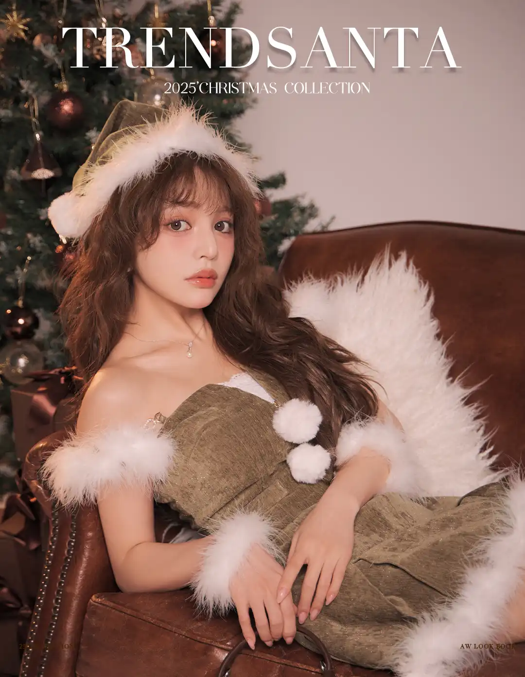 キャットオフショルビジューセットアップ