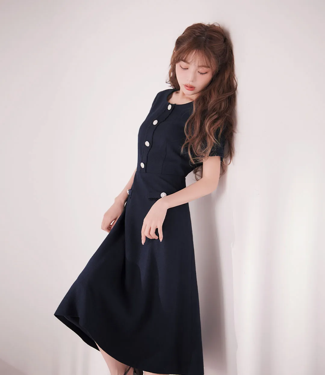 ちぃぽぽ&吉井美優&中野恵那が着る、上質ワンピース