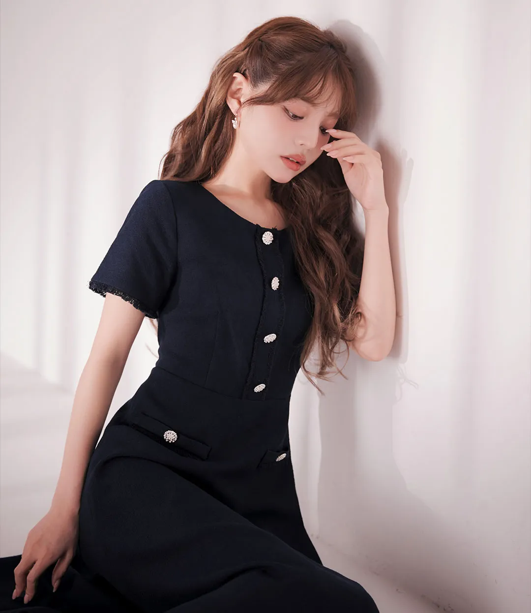 ちぃぽぽ&吉井美優&中野恵那が着る、上質ワンピース