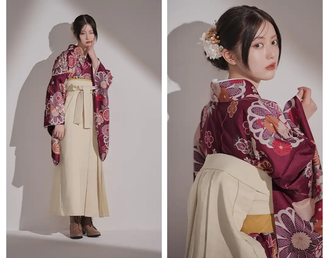 𝐇𝐚𝐤𝐚𝐦𝐚- 𝐒𝐭𝐲𝐥𝐞 𝐁𝐨𝐨𝐤 𝐕𝐨𝐥.𝟐 - 伝統に寄り添いながら、今の私らしさを纏う。 品格と可憐さが溶け合う、洗練された袴コレクション。2