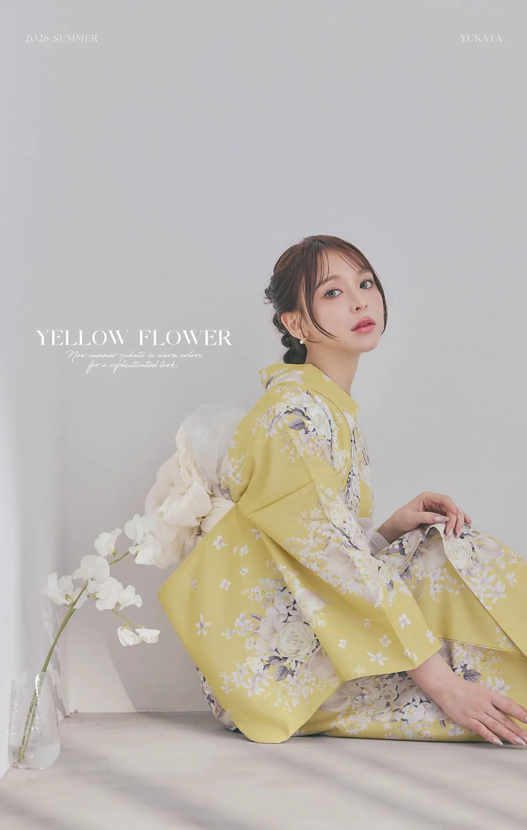 kieが着る、WARM FLOWER浴衣-7