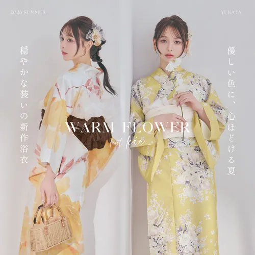 kieさん着用 WARM FLOWER浴衣