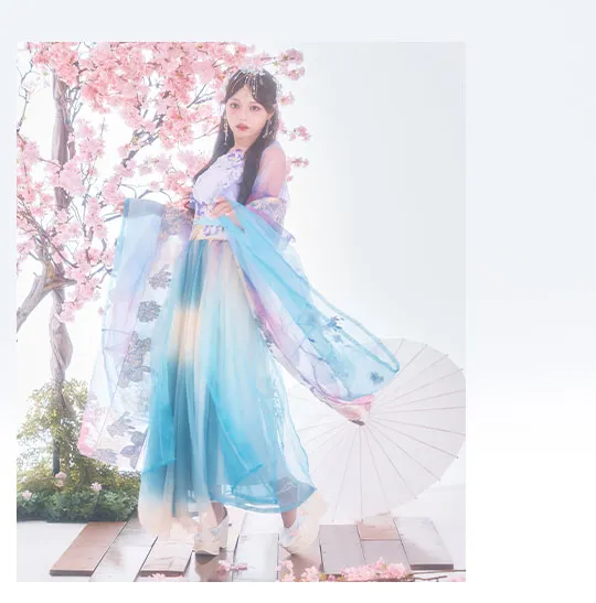 吉木千紗都が着る、ワンホンに大人気の新作漢服-3