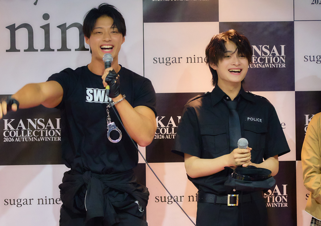 ゲスト 榎田一王 倉田琉偉 トークブース登壇写真