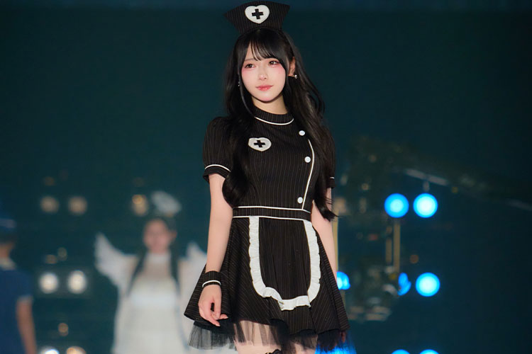 関コレ2026 A/W [Mumei] 着用 ナースコスプレ/ブラック