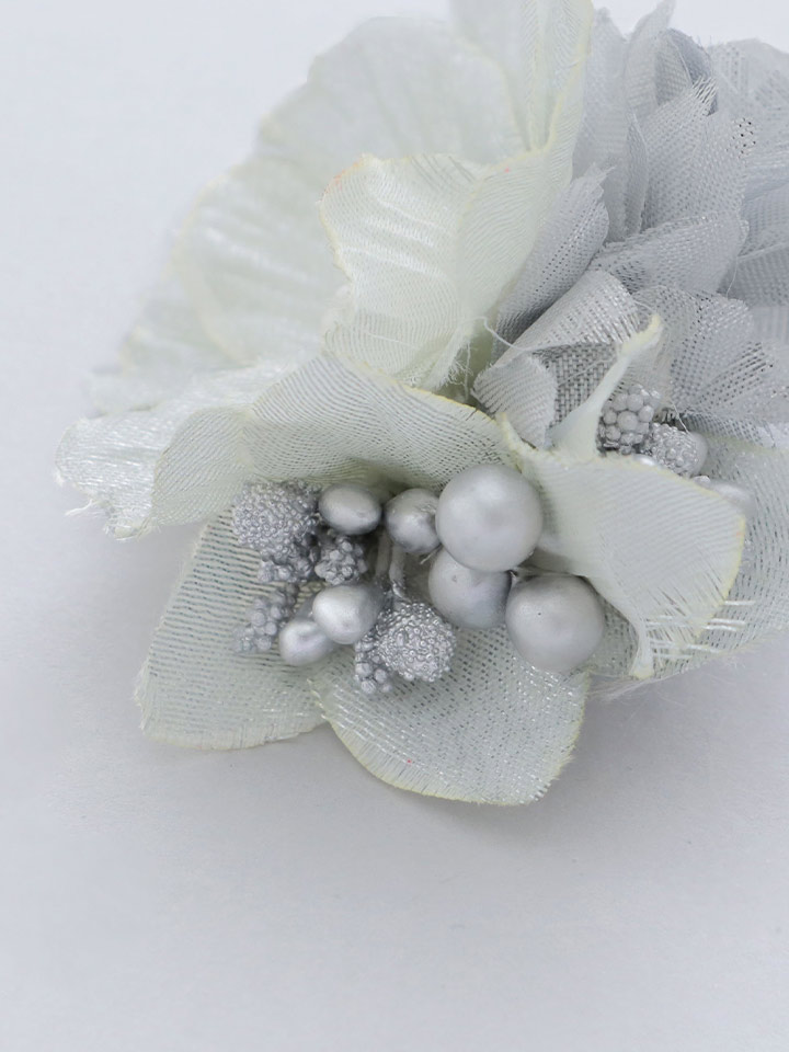 画像9: 【卒業袴小物】オーガンジーフラワーアンティークベリーコサージュ【3カラー】 (9)