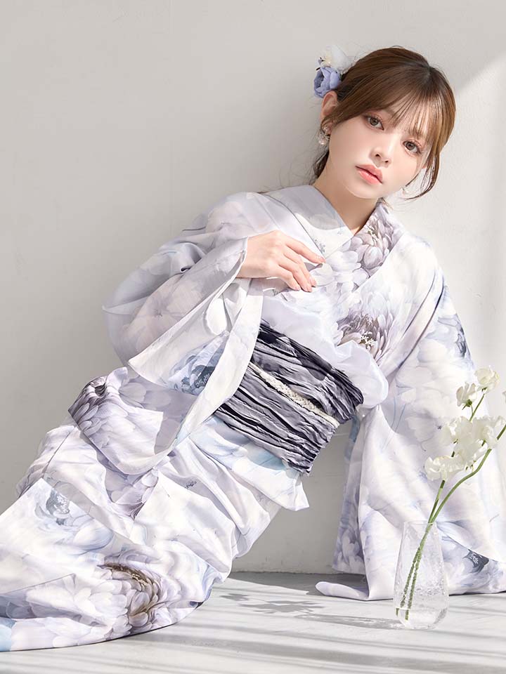 ニュアンスブルー浴衣