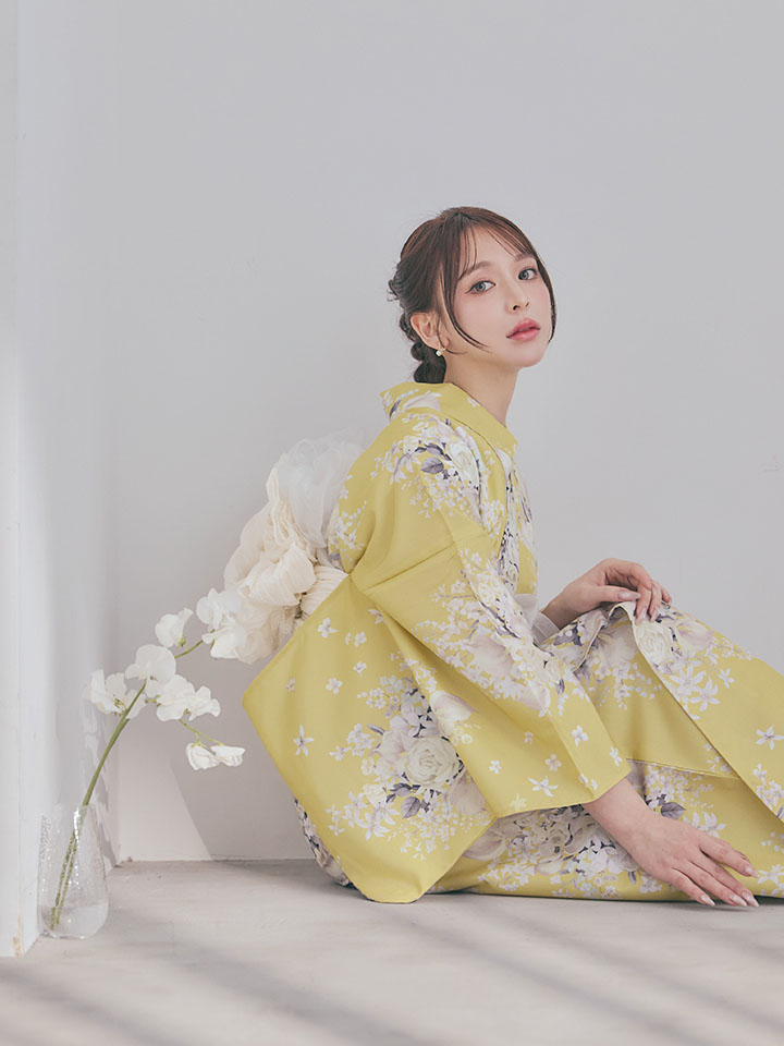 マスタードフラワー浴衣
